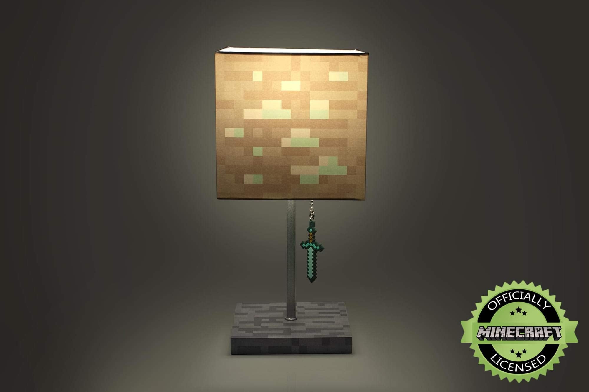 Minecraft Diamond Sword pull cord offers tactile on-off control