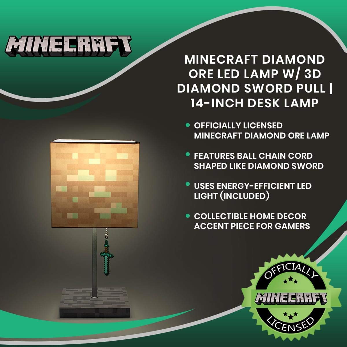 Minecraft gaming space lighting enhances mood without overpowering your setup