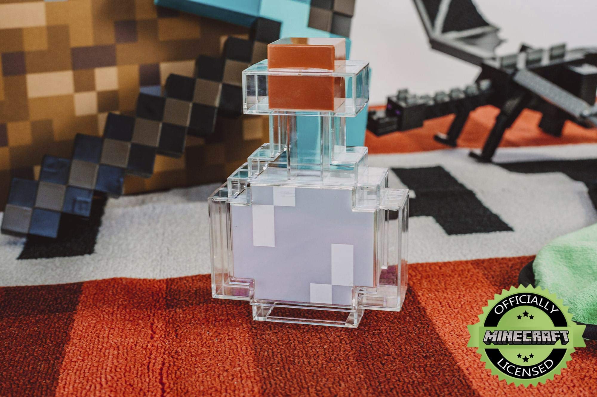 Minecraft Potion Bottle decorative lamp for bedroom or dorm decor