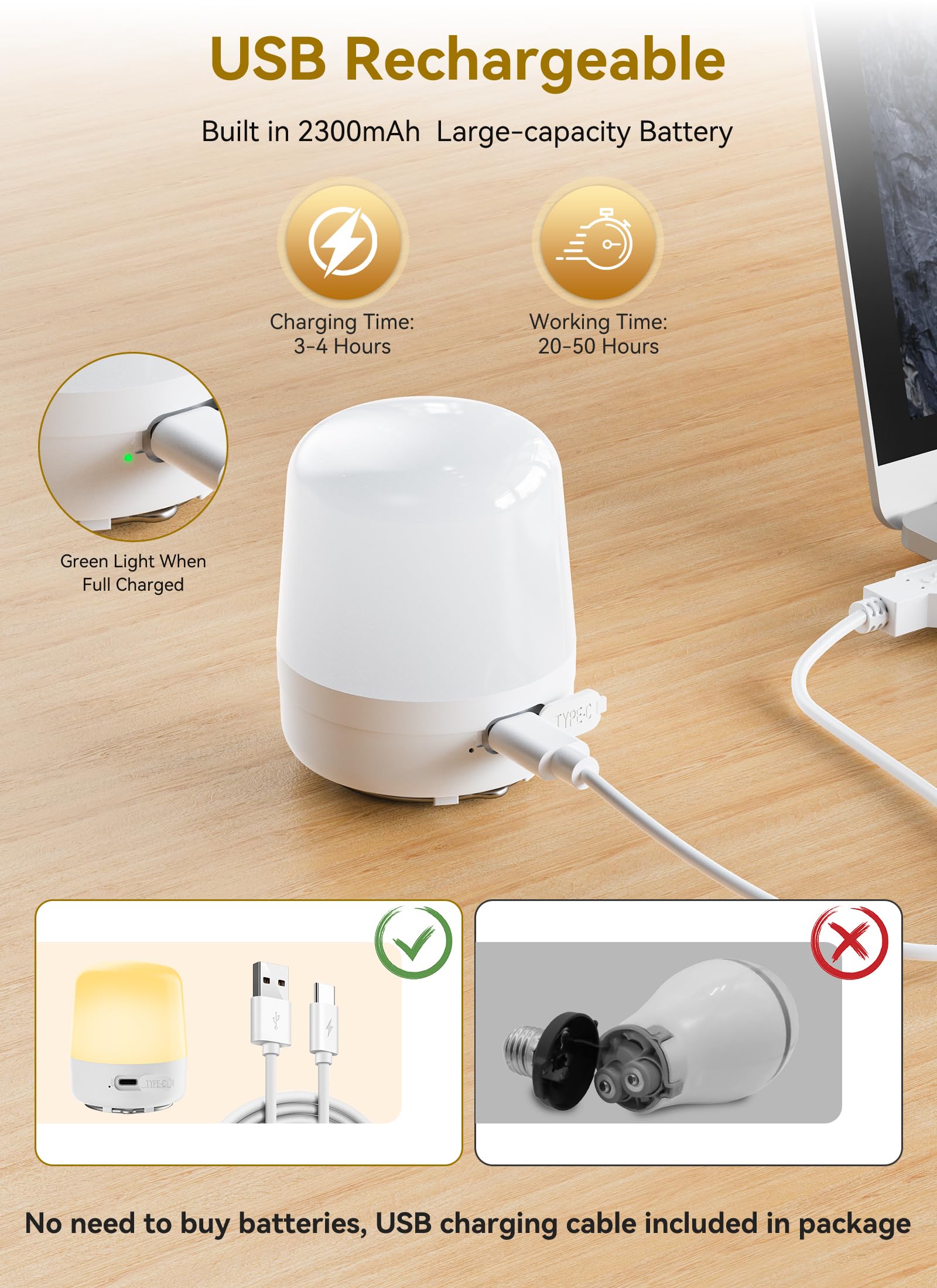 Minetom E26 color-cycle mode transitions through colors for mood lighting
