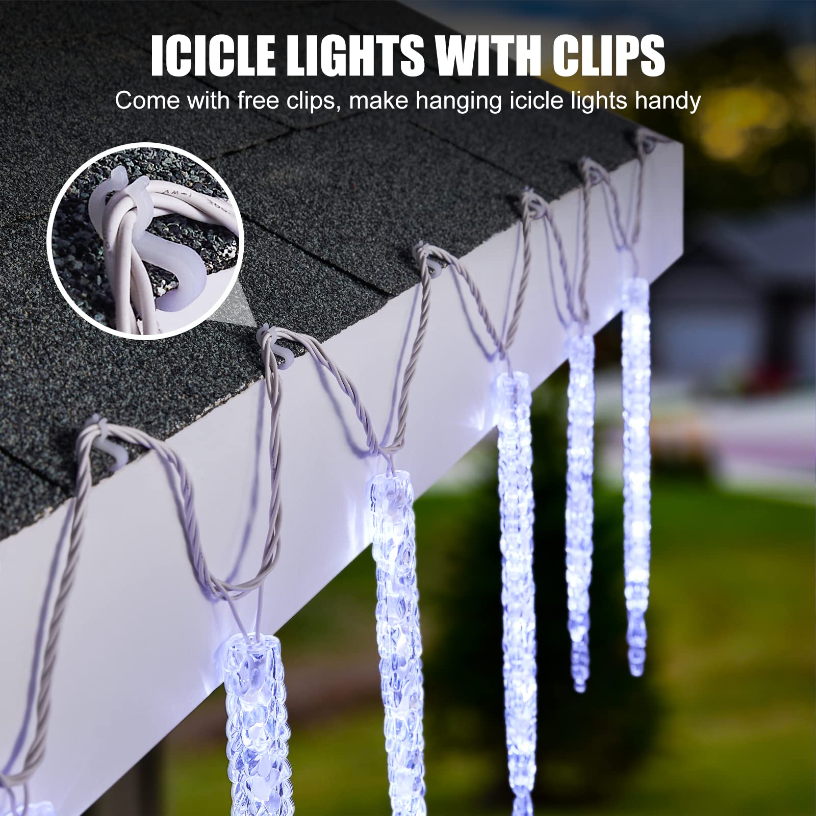 Minetom Icicle Lights UL-certified plug with built-in fuses.