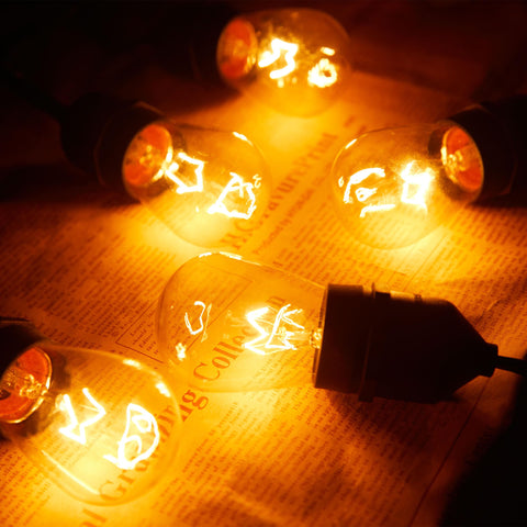 Minetom S14 2200K Edison bulb for nostalgic, warm ambiance.