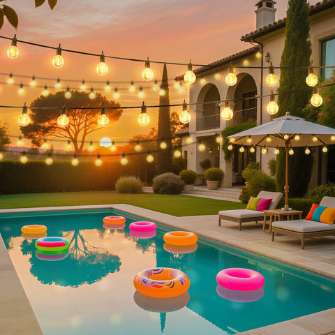 Minetom energy-saving LEDs reduce power use during gatherings.