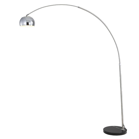 Mingfitow chrome bell shade complements modern interiors with warm, adjustable lighting