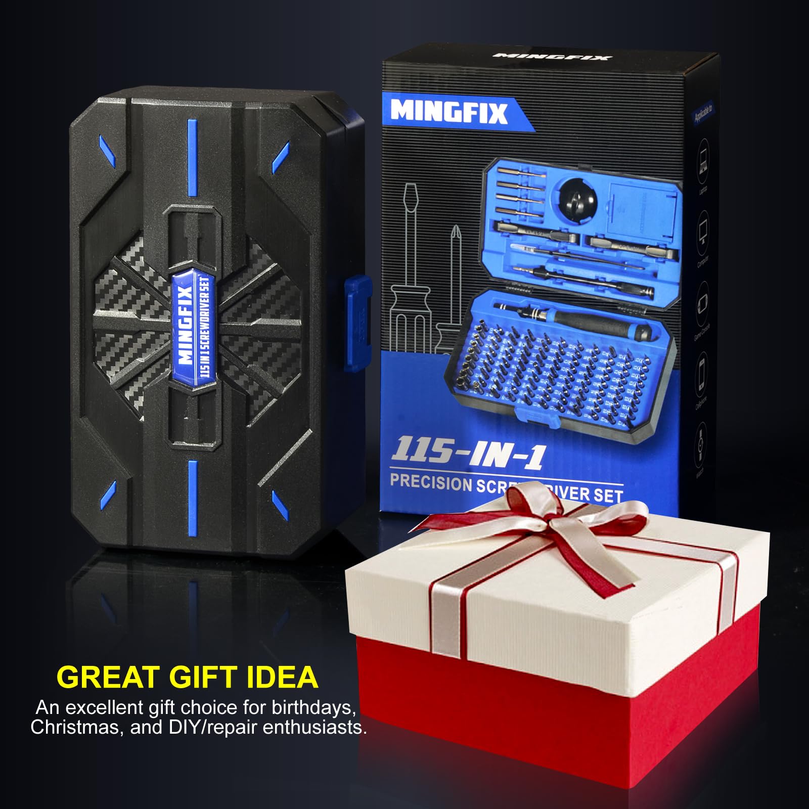 MINGFIX compact storage case keeps tools organized for travel and home