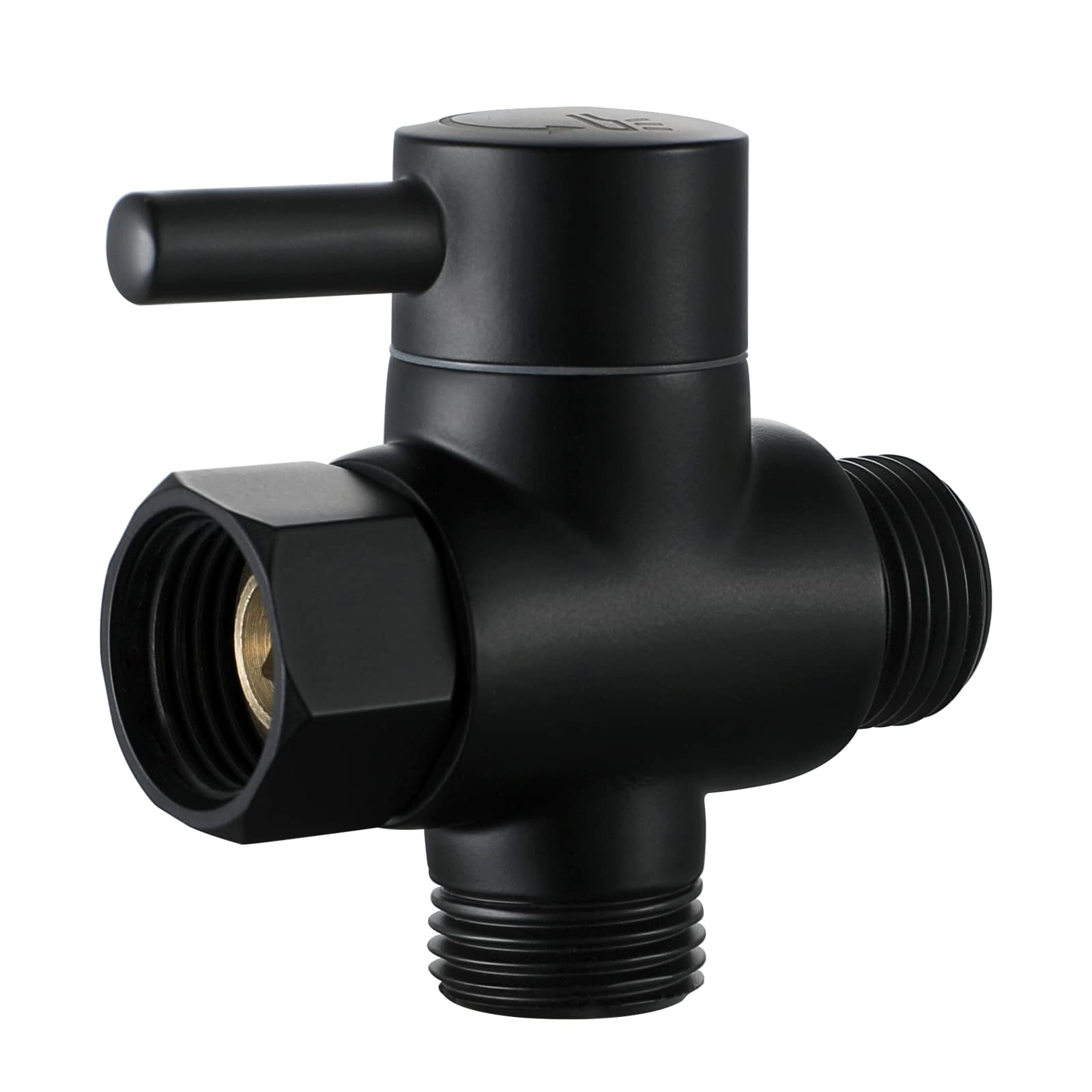 MINGOR-Style brass 3-way diverter handle enables smooth water switching.