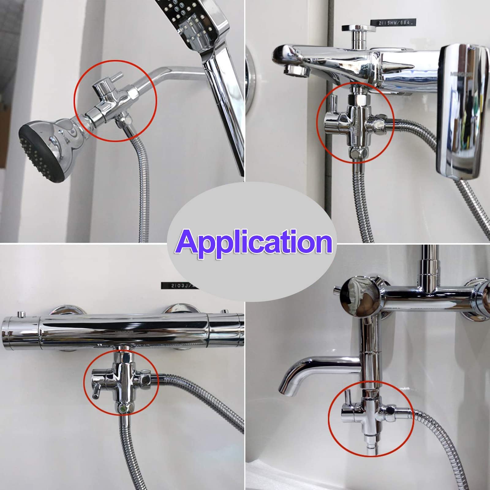 MINGOR-Style solid brass construction supports high-pressure showers.
