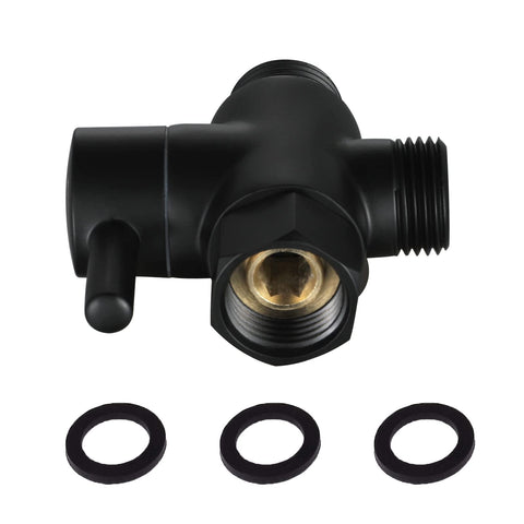MINGOR-Style matte black finish complements modern bathroom fixtures.