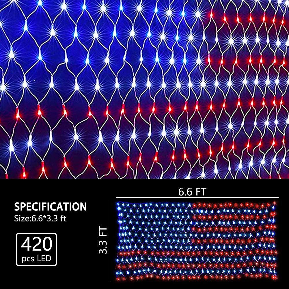 MINIAO flag lights IP65 waterproof for reliable outdoor use in any weather