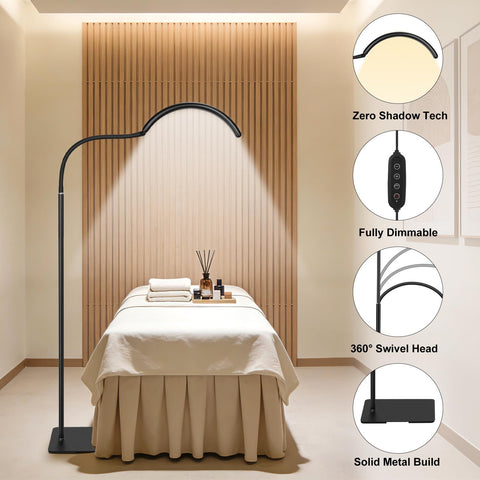 MINIEAR Half Moon Lash Light five color temperatures for tasks