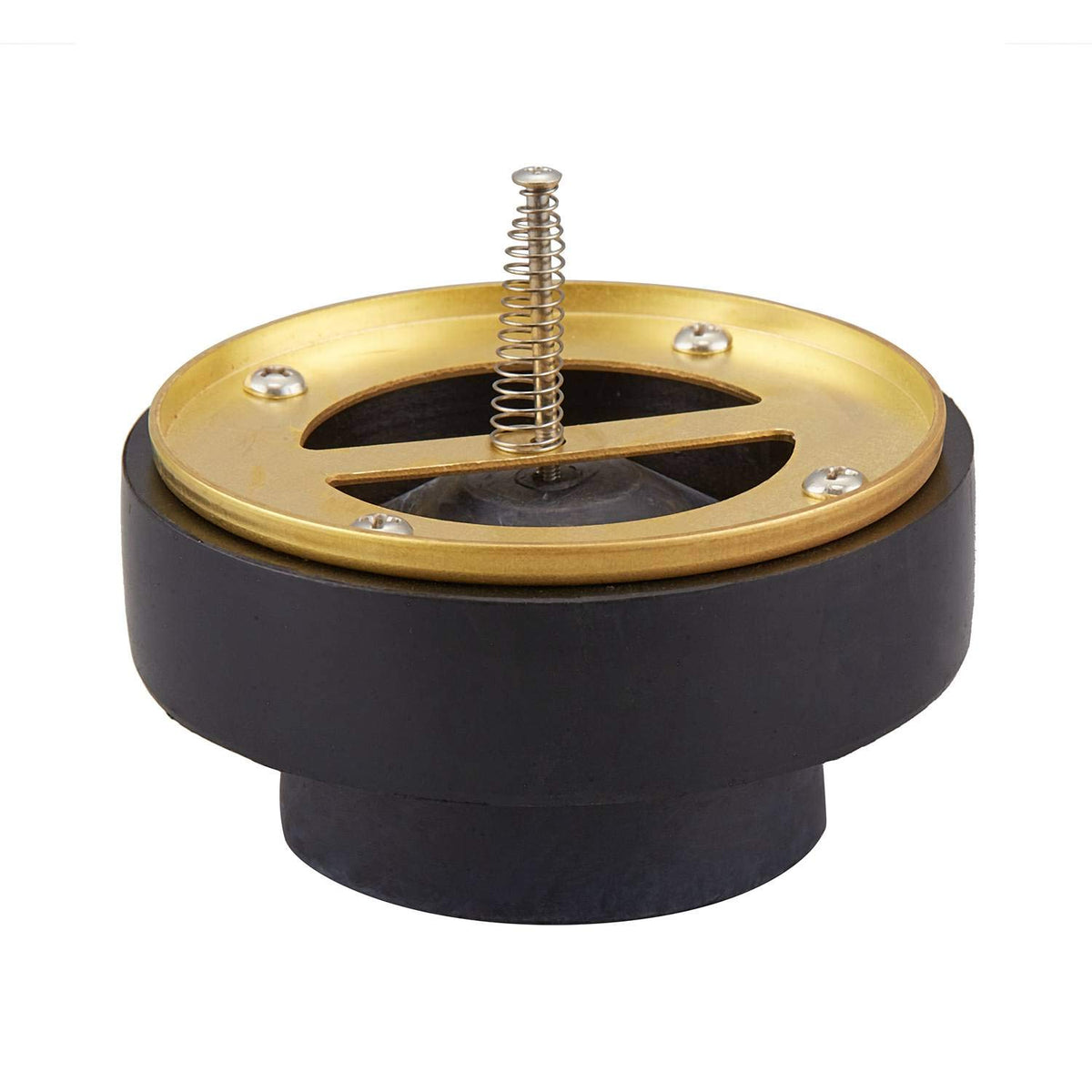 Minimprover backwater valve brass body shows durable construction for flood protection.