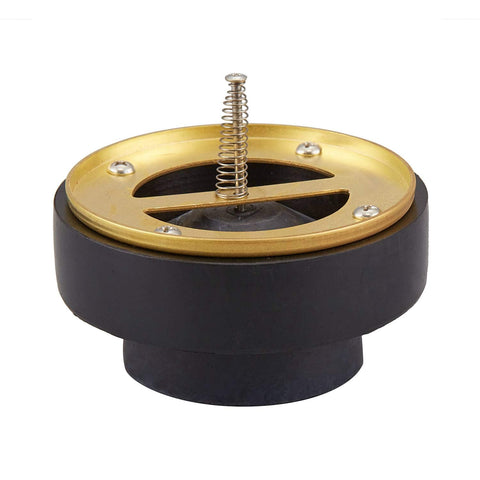 Minimprover backwater valve brass body shows durable construction for flood protection.
