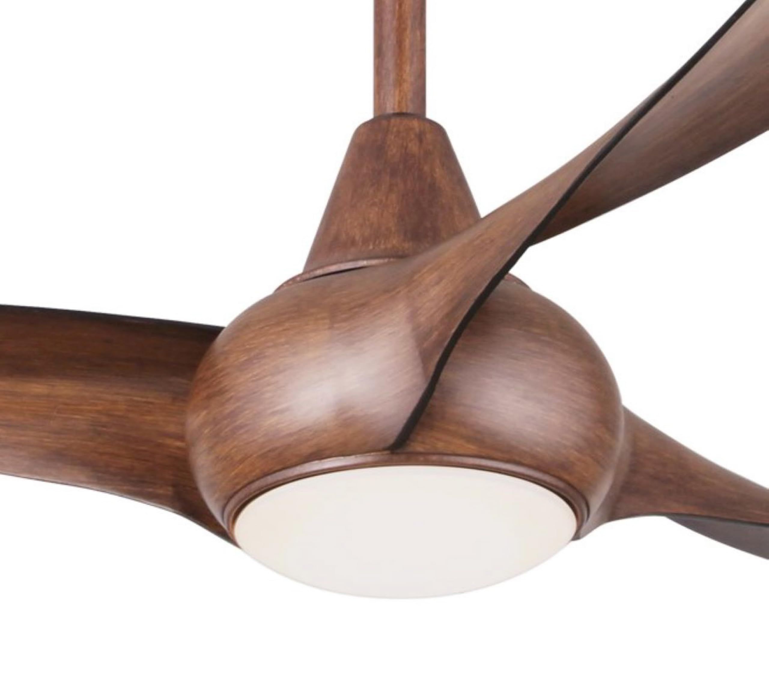 Minka-Aire F844-DK LED light kit emits warm, energy-efficient light