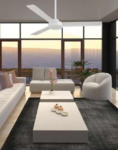 Minka-Aire Roto quiet motor supports peaceful bedrooms.