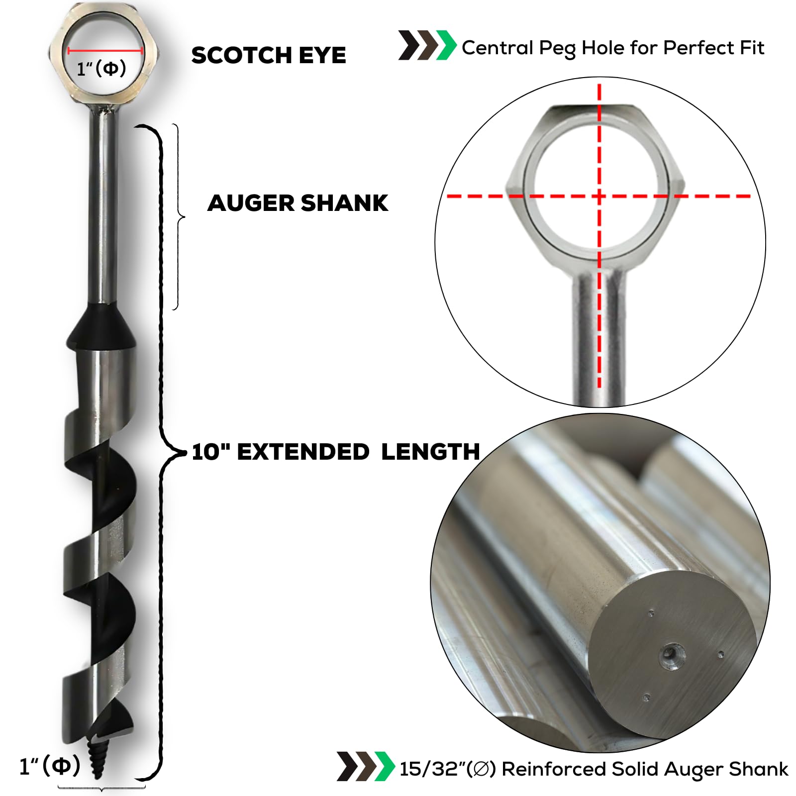 MinliGUY sharp Scottish Eye enables fast, clean wood holes