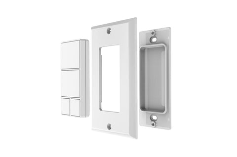 Minoston MR40Z on-wall mount showcasing wireless battery operation.