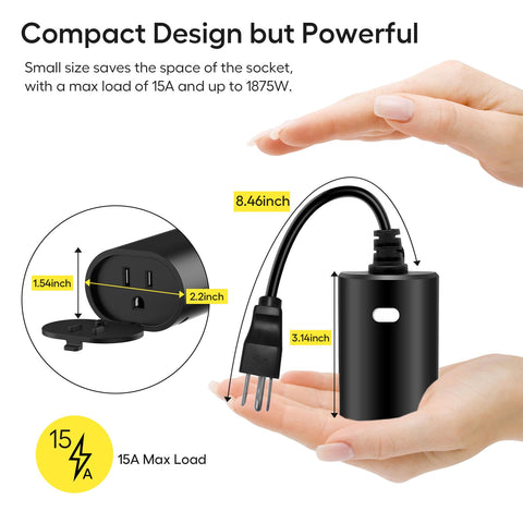 Minoston outdoor Z-Wave plug IP65 protection for rain, dust and splash resistance