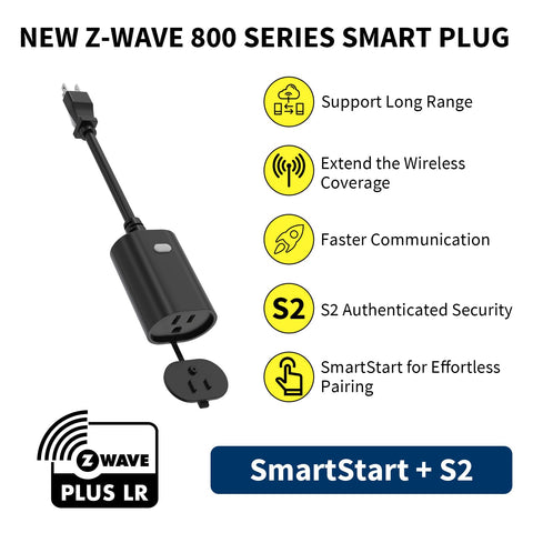 Minoston outdoor Z-Wave plug voice-ready with hub compatibility for hands-free control