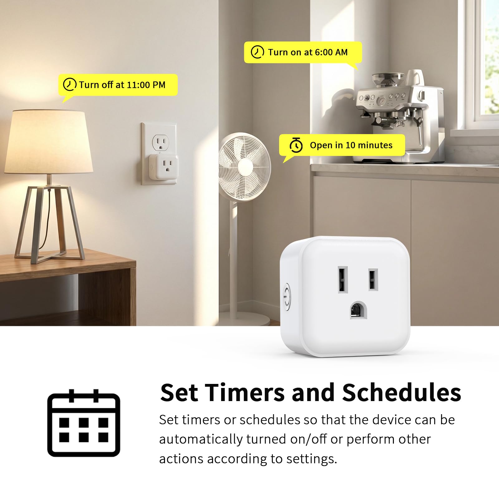 Minoston Smart Plug QR SmartStart setup simplifies pairing with secure connection