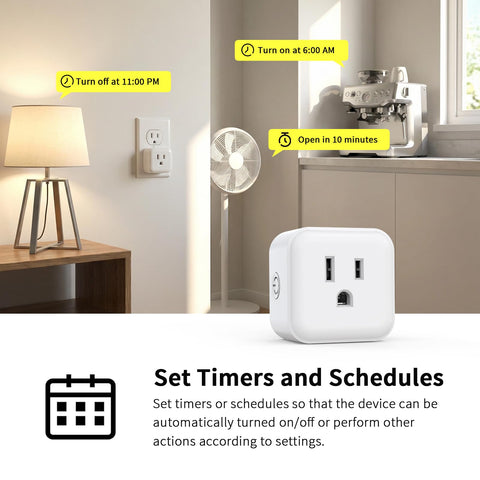 Minoston Smart Plug QR SmartStart setup simplifies pairing with secure connection