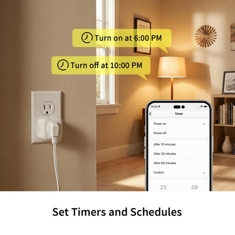 Long-range coverage up to 1300ft with compatible hub.