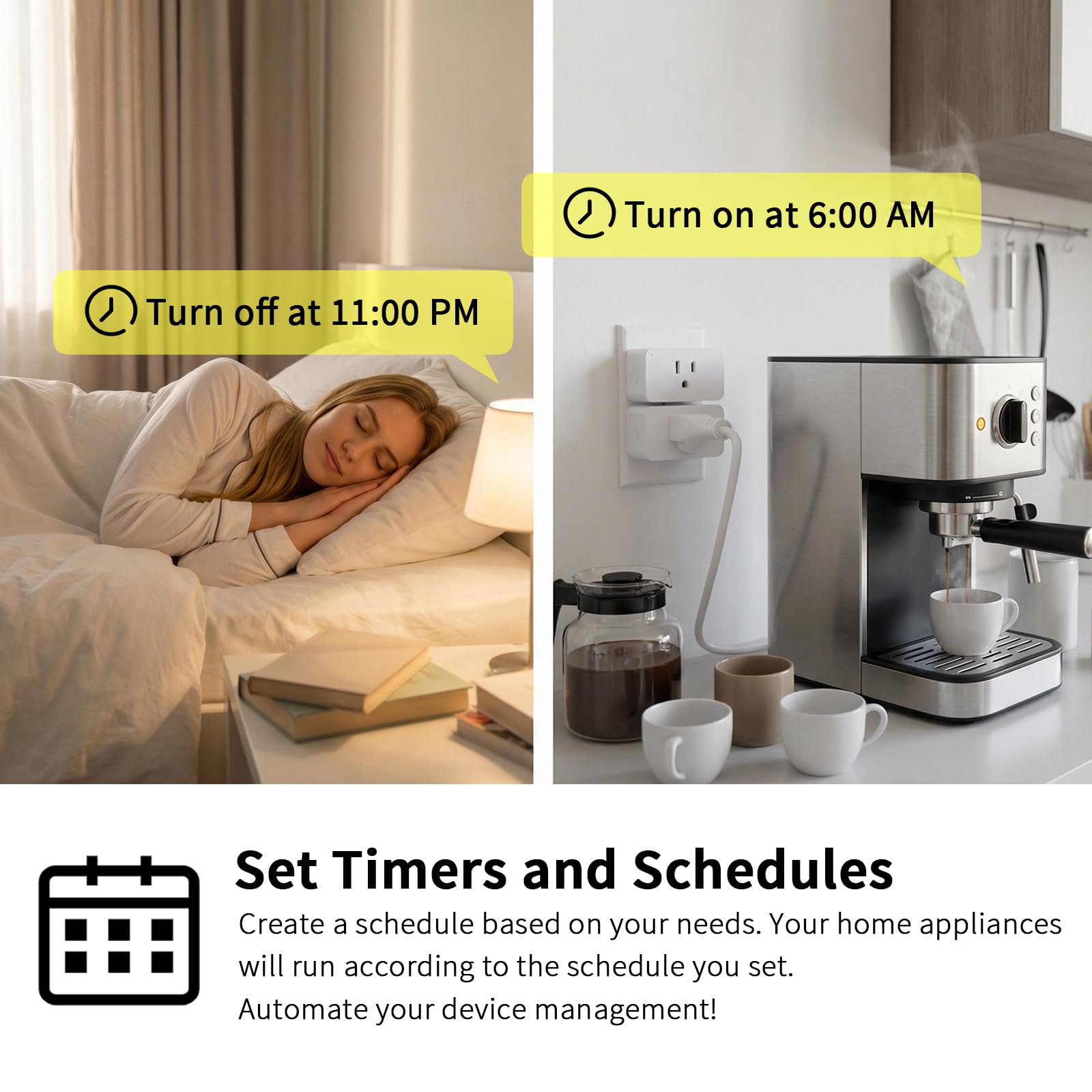Minoston Zwave Plug Schedule function enables automated on/off routines.