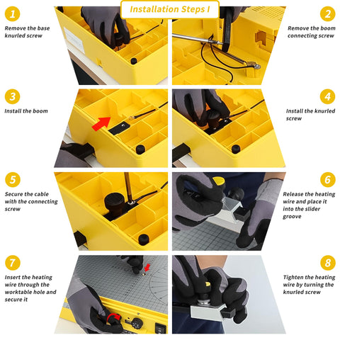 Minova cutter with 660°F settings for smooth material processing.
