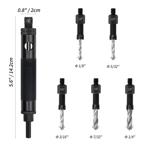 Minova drill bits for 1/8in to 1/4in rivets supporting tough removals