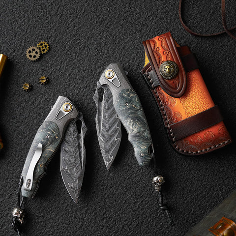 Minowe compact EDC knife fits travel, hiking, and camping uses.