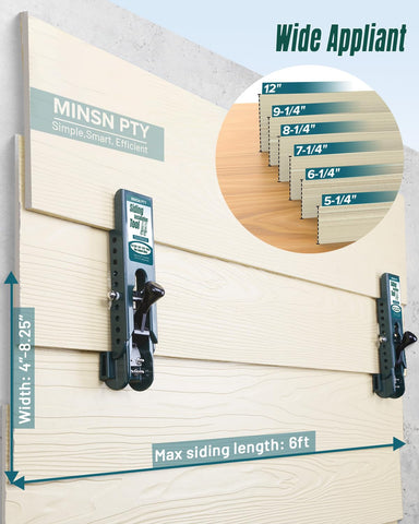 MINSN PTY siding tool offers easy insertion and removal without damaging boards