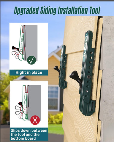 MINSN PTY polycarbonate body with rubber pad protects siding during use