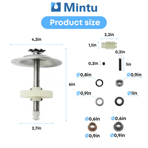 Mintu gear sprocket Craftsman 139-53615SR teeth detail confirms sturdy compatibility.