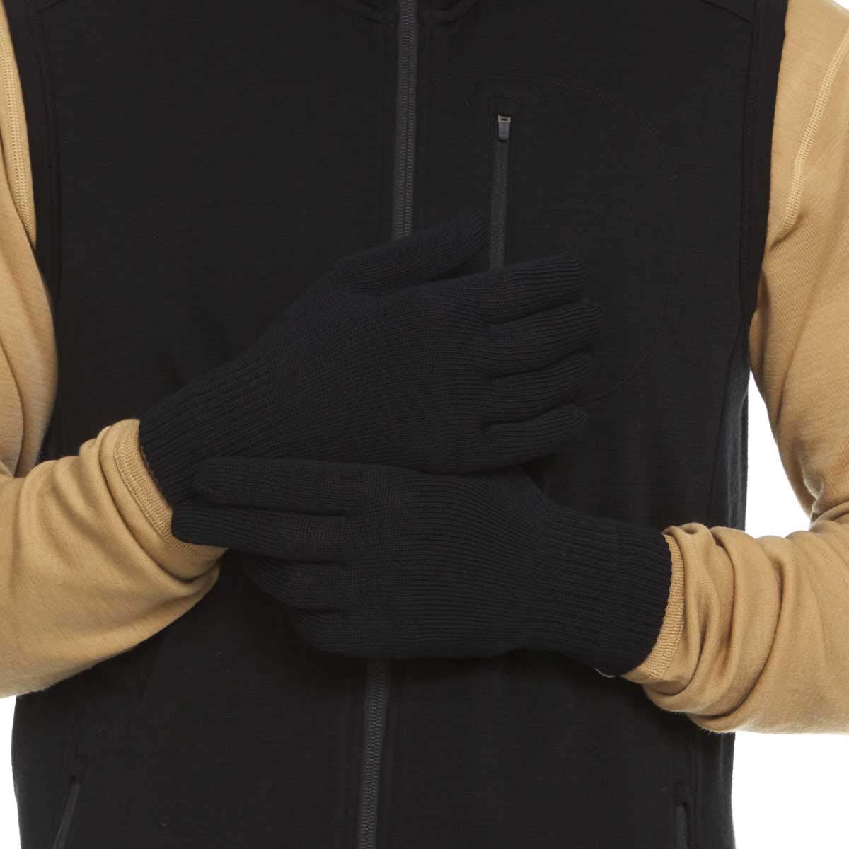 Minus33 Merino Wool Glove Liner fabric weave close-up texture