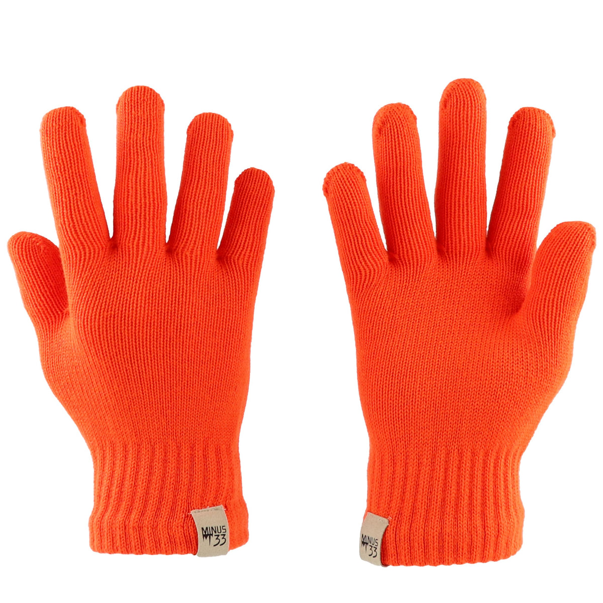 Minus33 Merino glove liner demonstrates warm base layer for cold days.