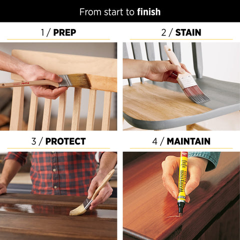 Applying Minwax Reviver on wood floor for crystal-clear finish