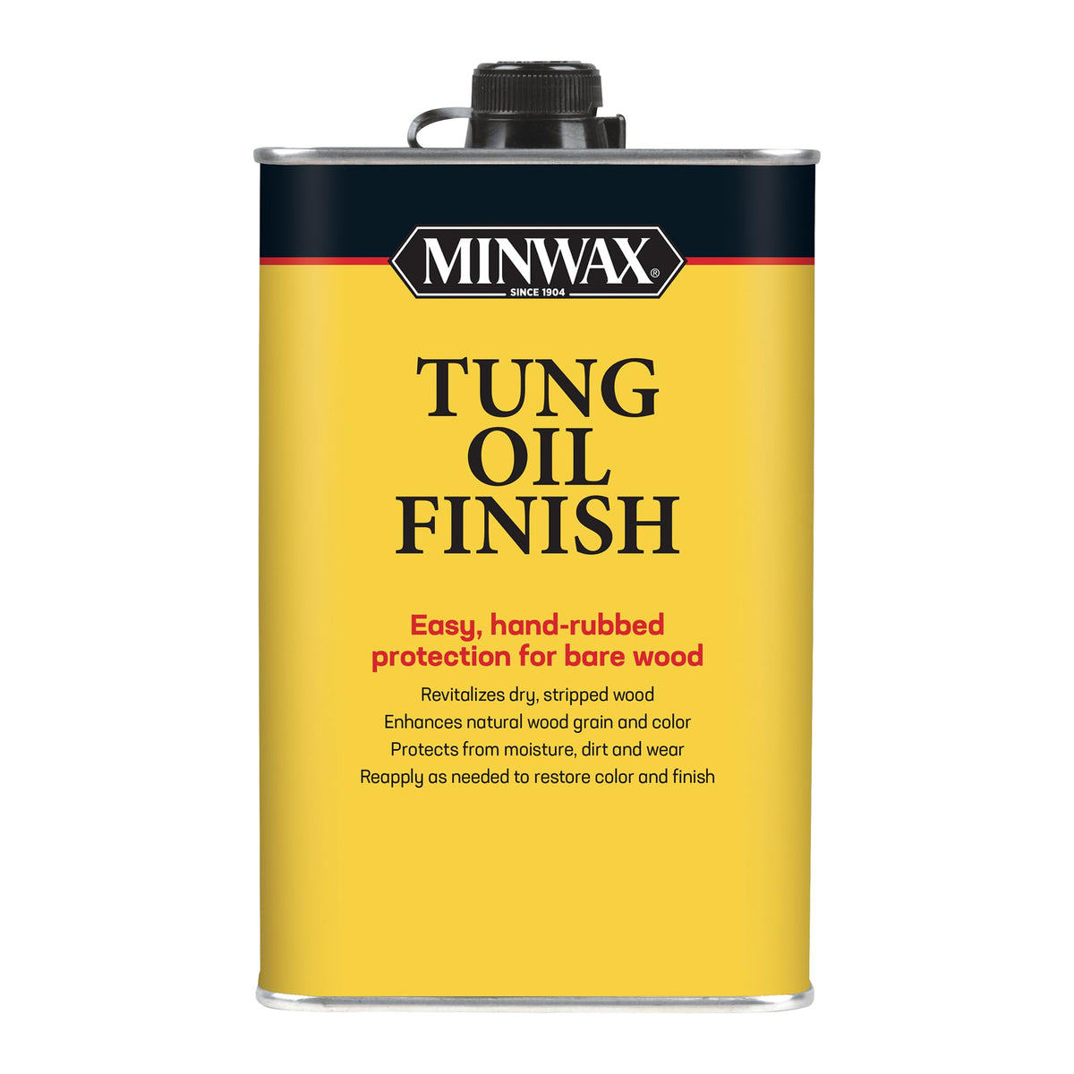 Minwax High Performance Wood Hardener bottle close-up showing deep penetration.
