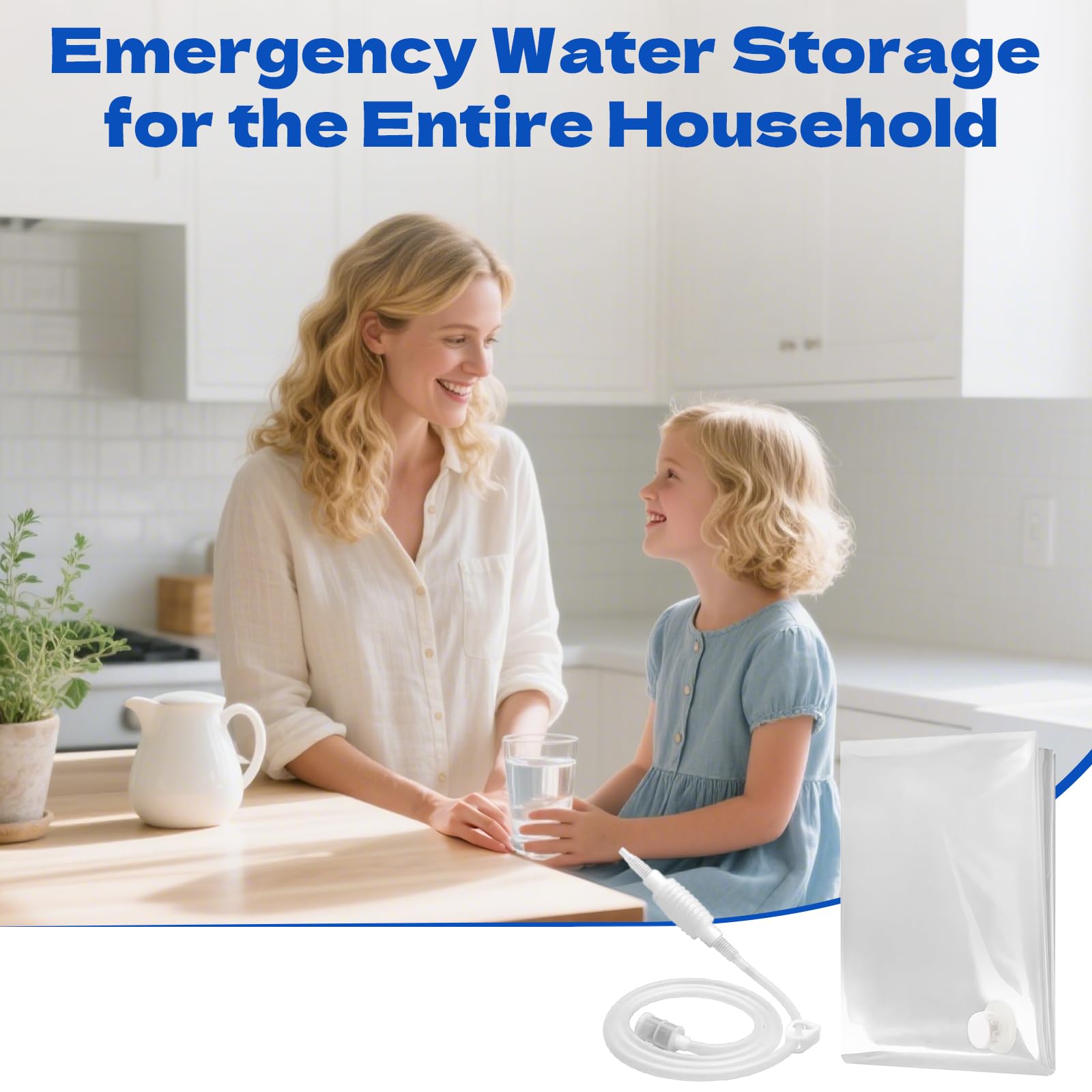 Minzan siphon pump included for easy water transfer.