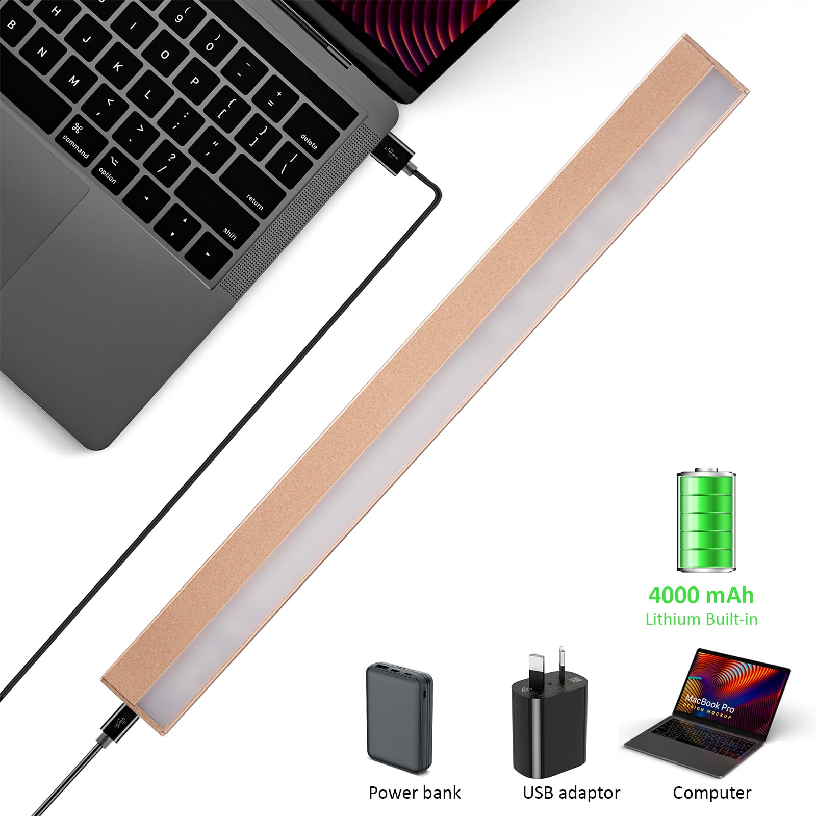 MIOBLUE 300 lumens dimmable brightness for detail