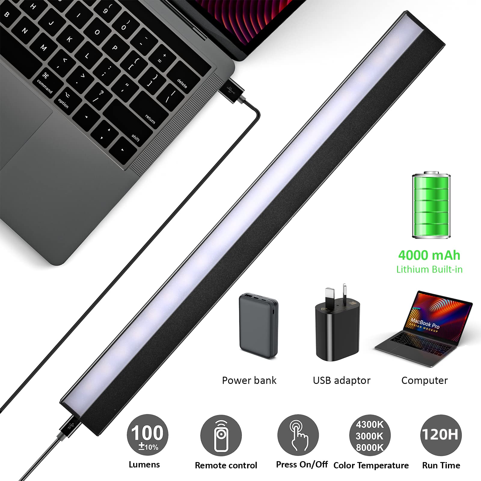 MIOBLUE dimmable art light with timer for energy-efficient use