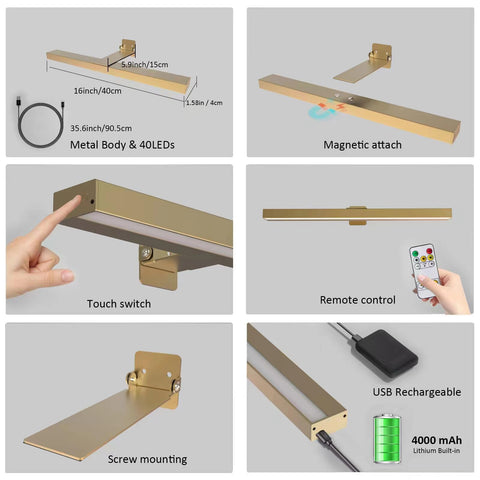 MIOBLUE magnetic attach light head for quick mounting