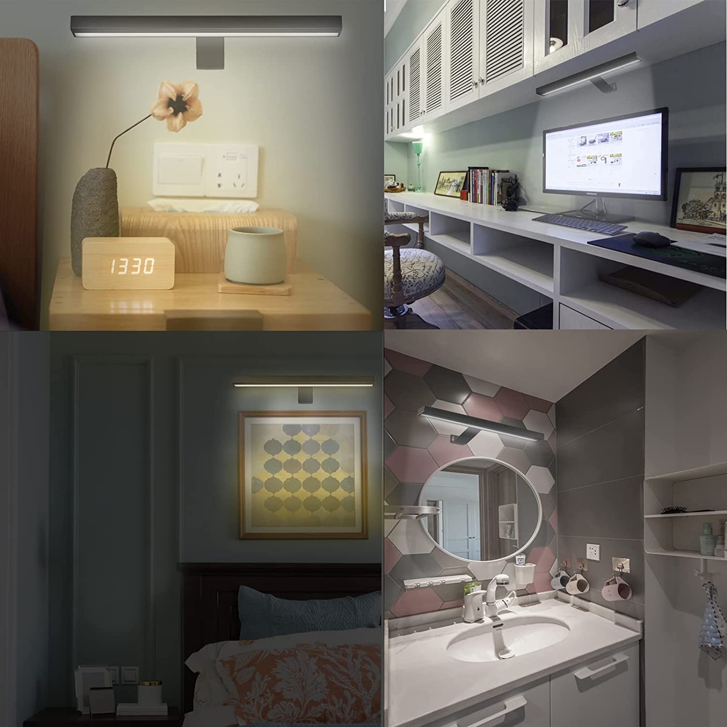 MIOBLUE wall art light creates ambient illumination for canvases and frames