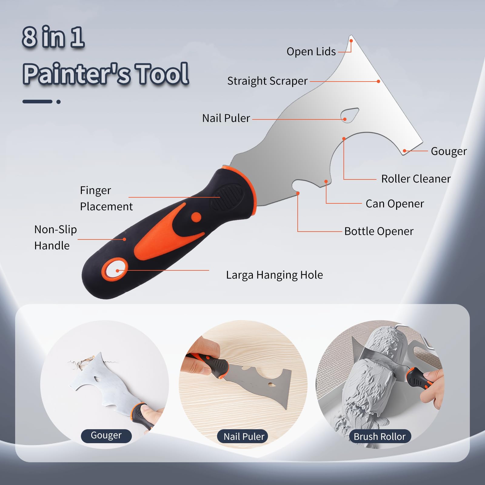 Miofth 14-inch mud pan provides ample capacity for even compound distribution.