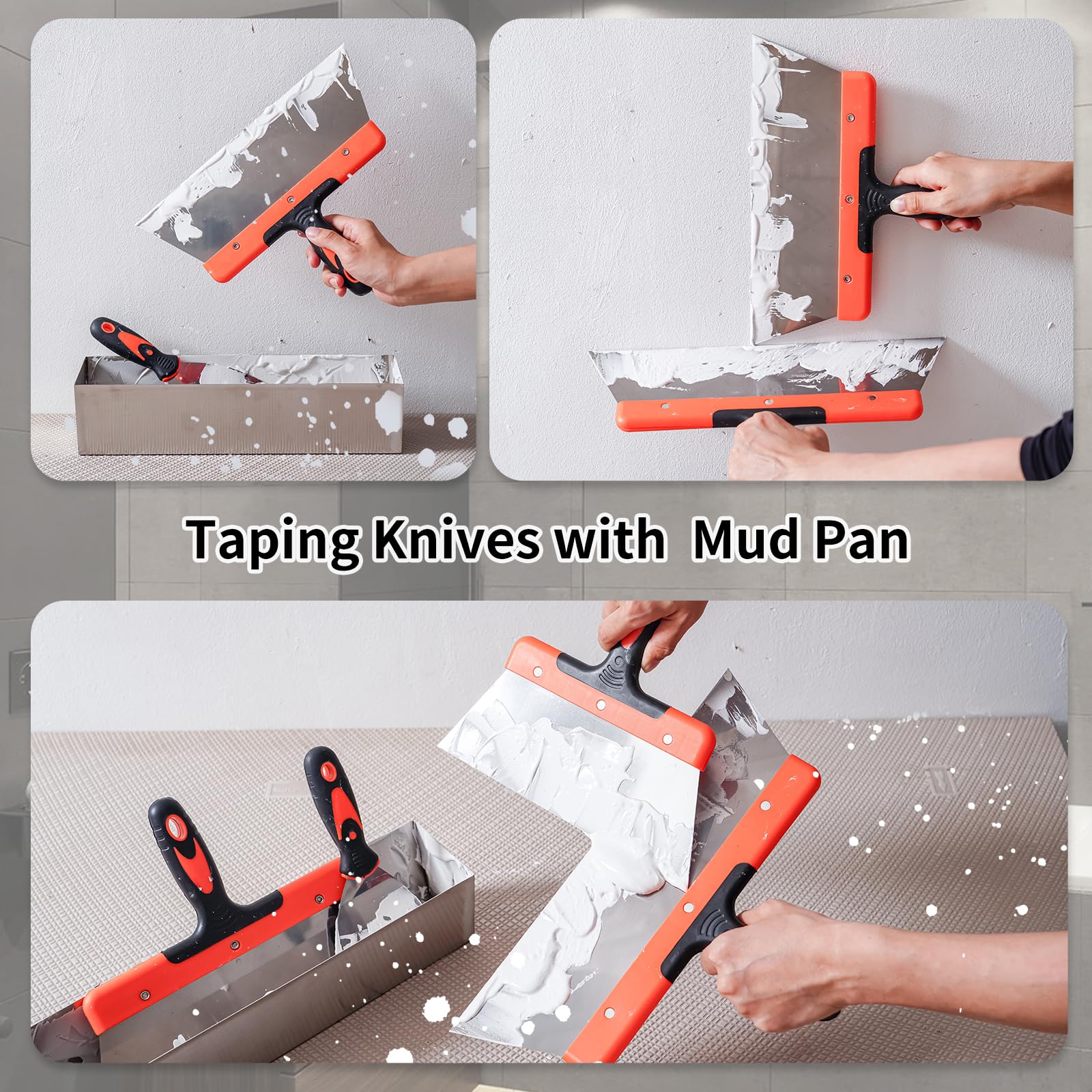 Miofth ergonomic non-slip handles reduce fatigue during long projects.