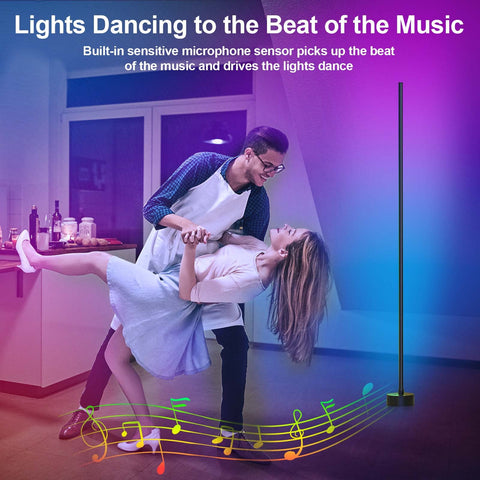Miortior Corner Floor Lamp dynamic scenes enhancing entertainment lighting