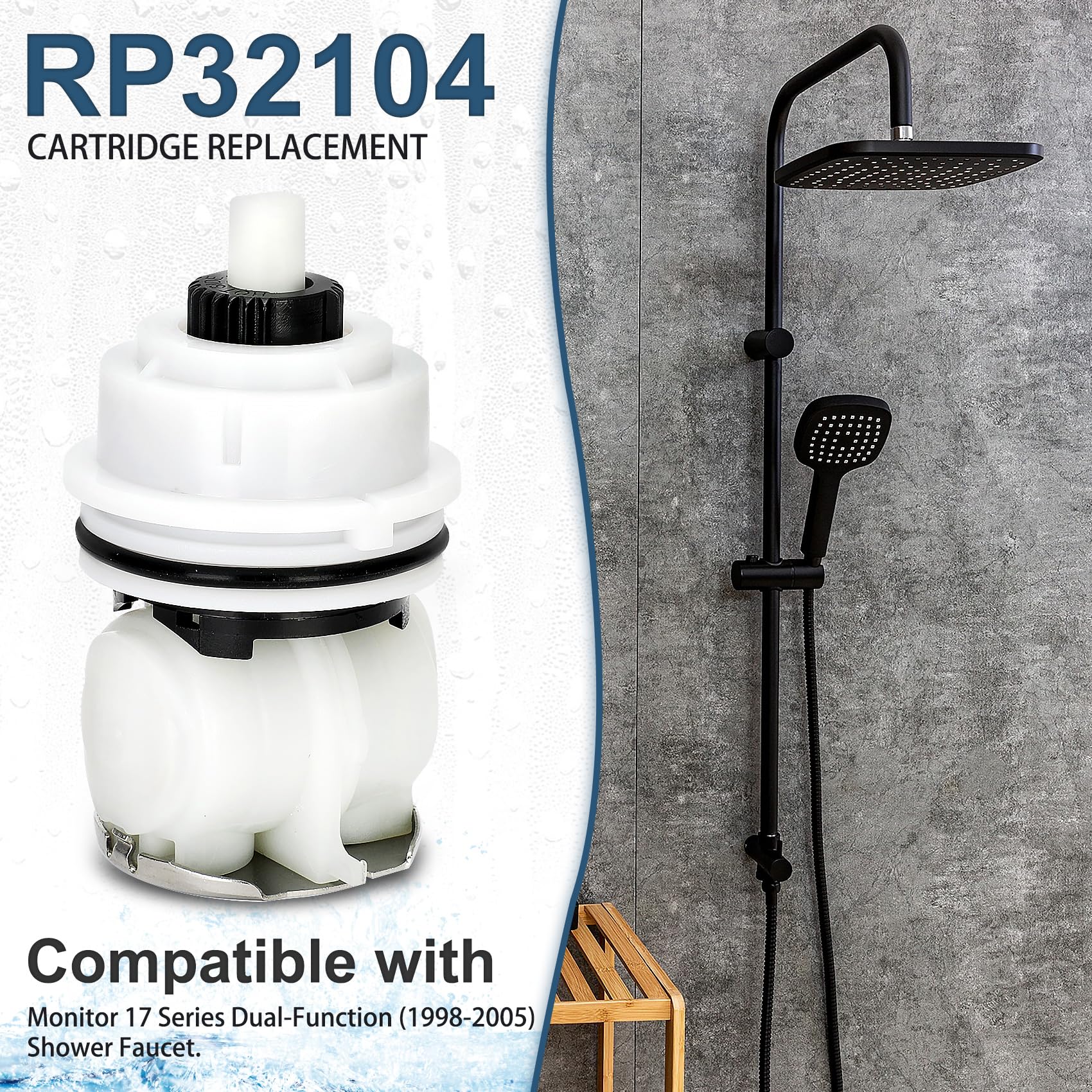 Miory RP32104 brass-plastic construction shown for long-lasting performance.