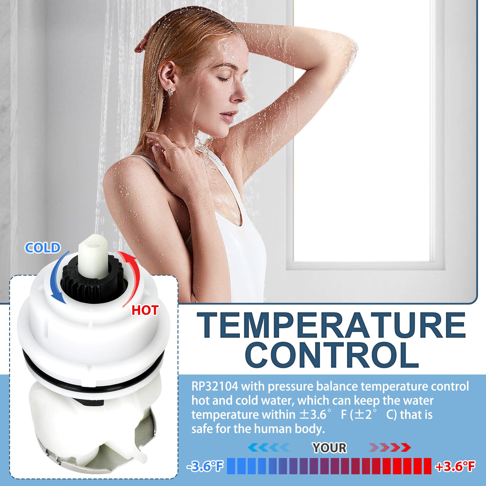 Miory RP32104 improved design reduces screws and leaks.
