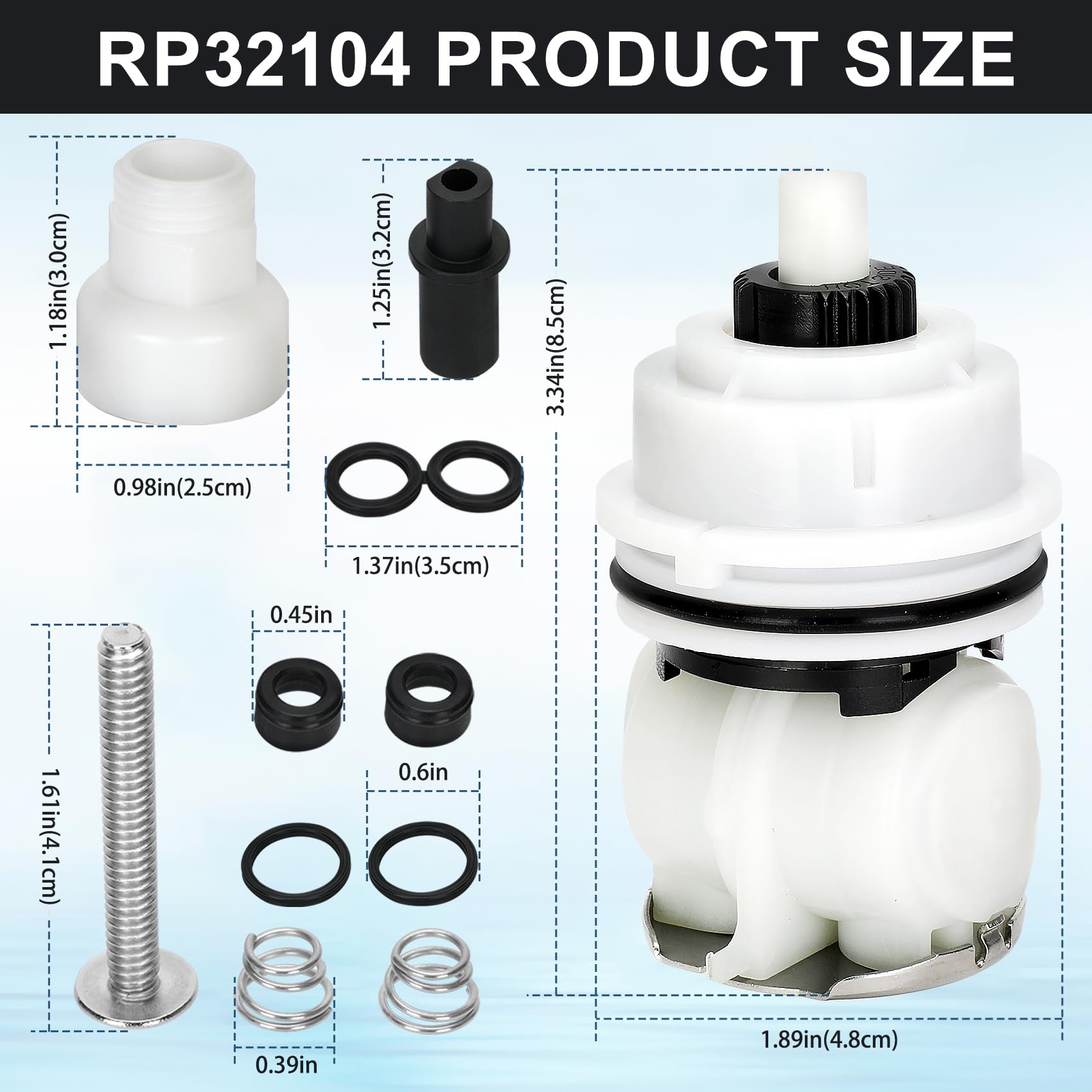 Miory RP32104 installation guide image demonstrates simple replacement process.