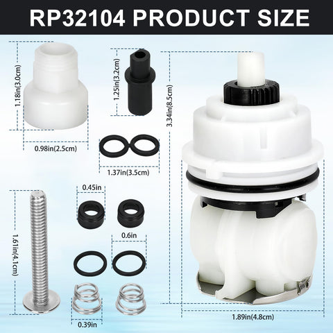 Miory RP32104 installation guide image demonstrates simple replacement process.