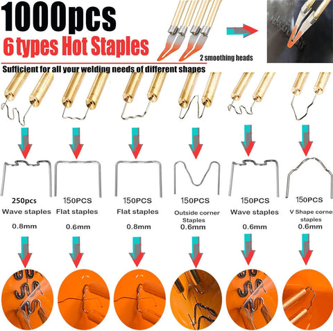 Miotorio welding rods 92 pcs for ABS PP and other plastics compatibility