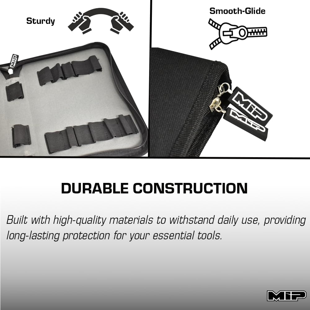 Durable construction protects tools during travel and work sessions